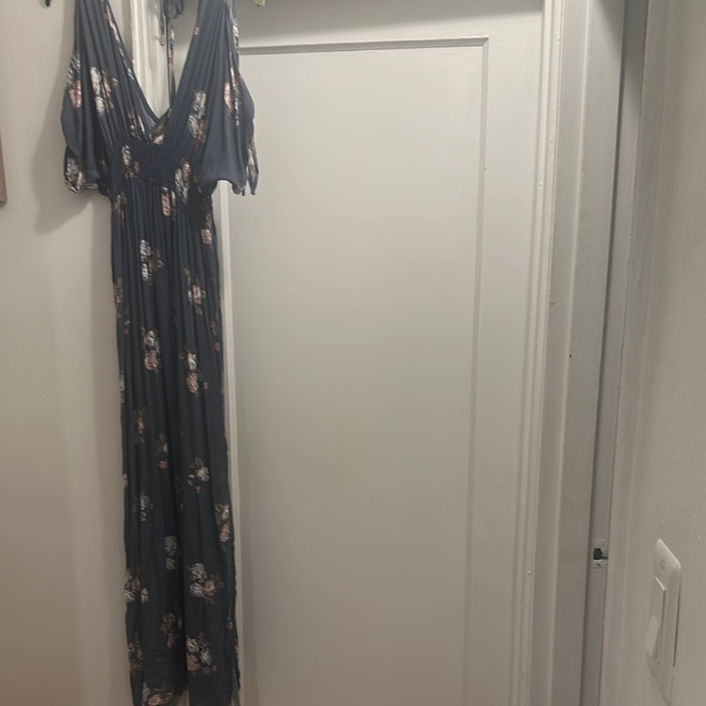 Lovestitch Navy Floral Maxi Dress - Preloved